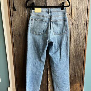 Everlane The Way-High Jean Distressed Medium Wash Size 27 regular